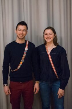 Neue Vorstandsmitglieder Fabian und Vivienne